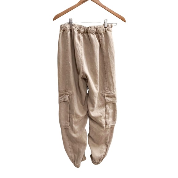 ALLSAINTS Frieda Denim Trouser Tan Size 4 USA - Picture 3 of 10